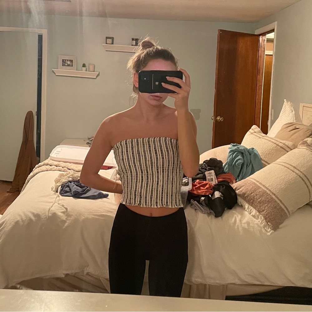 NWT Garage striped tube top